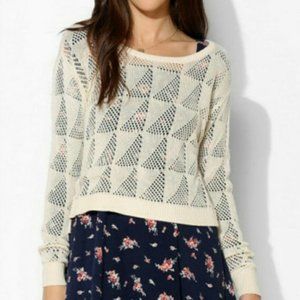 Urban Outfitters BDG High-Low Sweater in GRAY